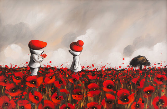 Lámina Original Amapolas